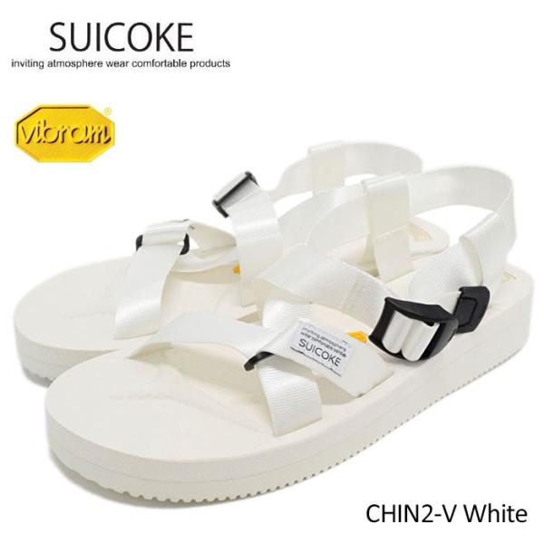 suicoke（スイコック） サンダル メンズ 男性用 CHIN2-V White(suicoke
