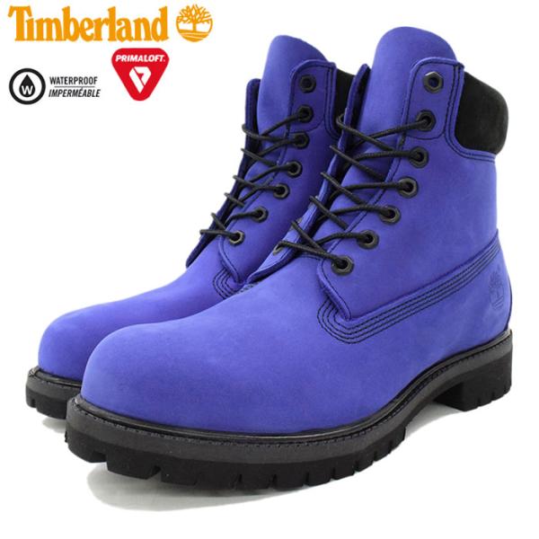 Timberland 6インチブーツ青 50周年 美品 楽天市場