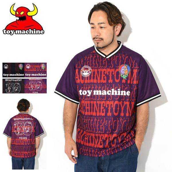 サッカー用Tシャツ TOY MACHINE（トイマシーン） カットソー 半袖 メンズ サッカー ゲーム