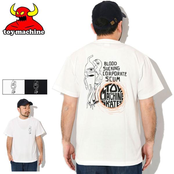 illpro MACHINE GUN Tシャツ トイマシーンモチーフ TOY MACHINE トイマシーン Tシャツ 半袖 メンズ スケッチ