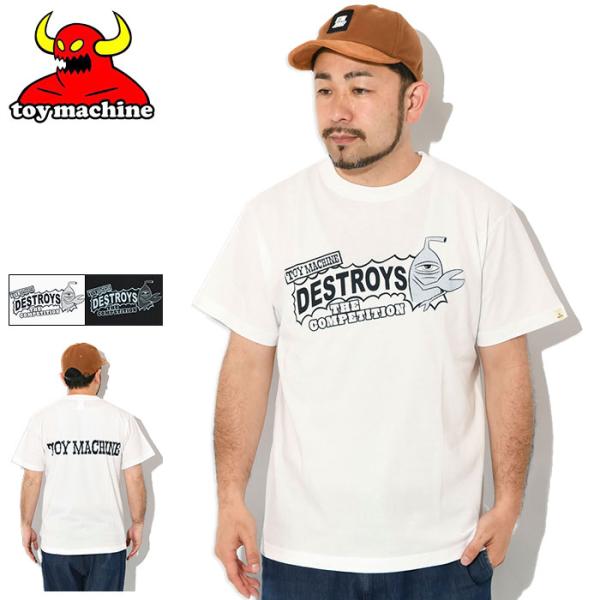 TOY MACHINE トイマシーン Tシャツ 半袖 メンズ デストロイズ