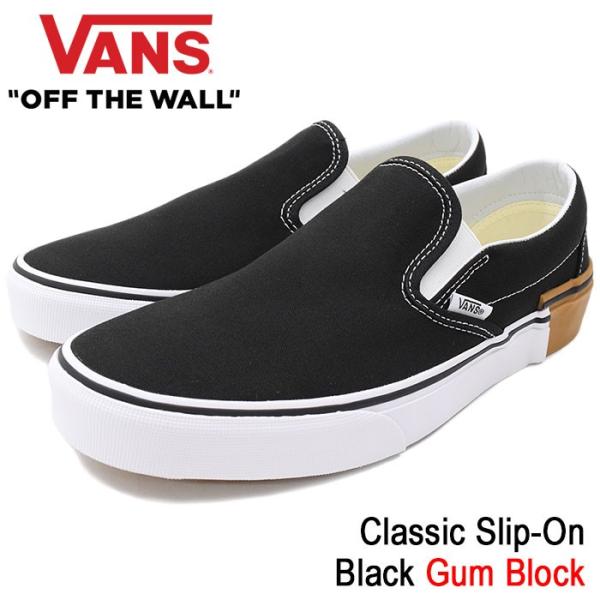 VANS バンズ スニーカー メンズ 男性用 クラシック スリッポン Black