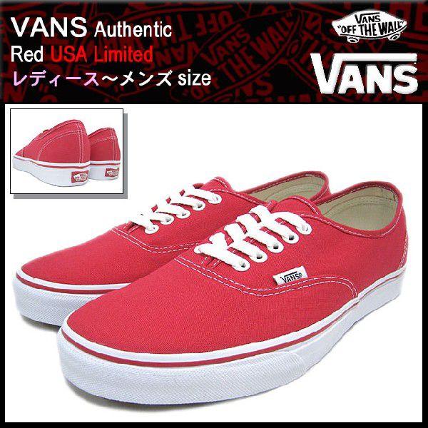 VANS Red USA