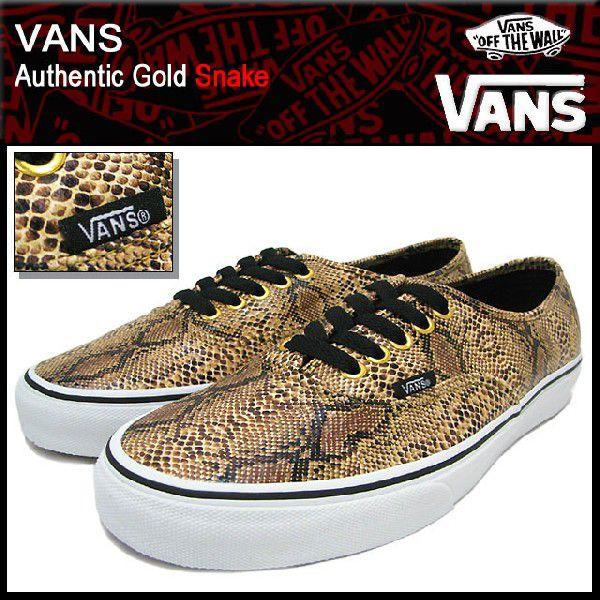 VANS（ヴァンズ） バンズ スニーカー オーセンティック Gold スネーク 