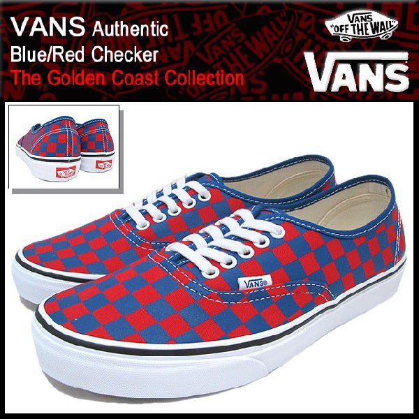 VANS（ヴァンズ） バンズ スニーカー オーセンティック Blue/Red