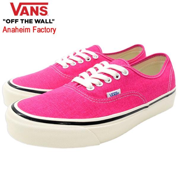 Off バンズ スニーカー Vans メンズ 男性用 オーセンティック 44 Dx Og Pink Neon アナハイム ファクトリー Vn0a38env7l Authentic Ice Field 通販 Paypayモール