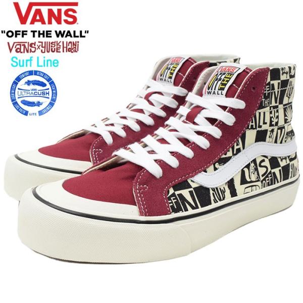 Vans Sk8-Hi レッド/ホワイト/ブラック　花井祐介 icefield_van-vn0a3mv1vsf