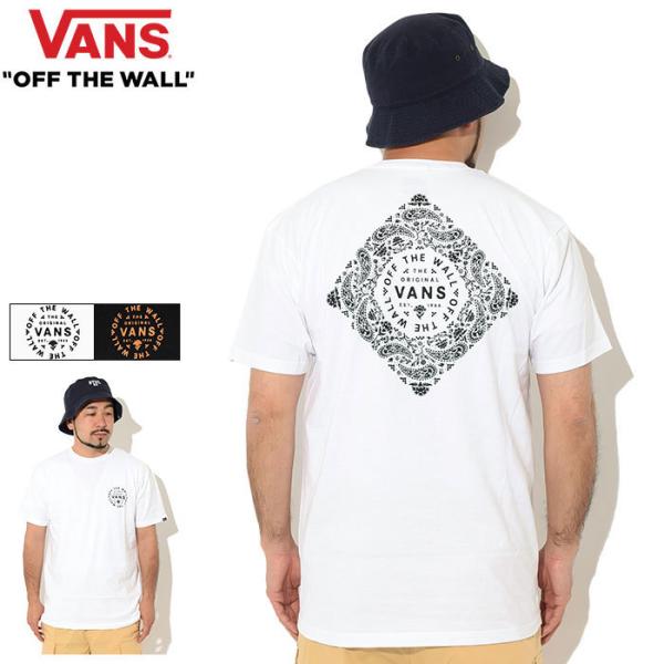 VANS（ヴァンズ） バンズ Tシャツ 半袖 メンズ バンダナ ペイズリー
