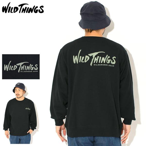 ワイルドシングス トレーナー WILD THINGS メンズ ウィルダネス ギア クルー スウェット ( Wilderness Gear Crew Sweat スエット トップス 男性用 WT26144IS )
