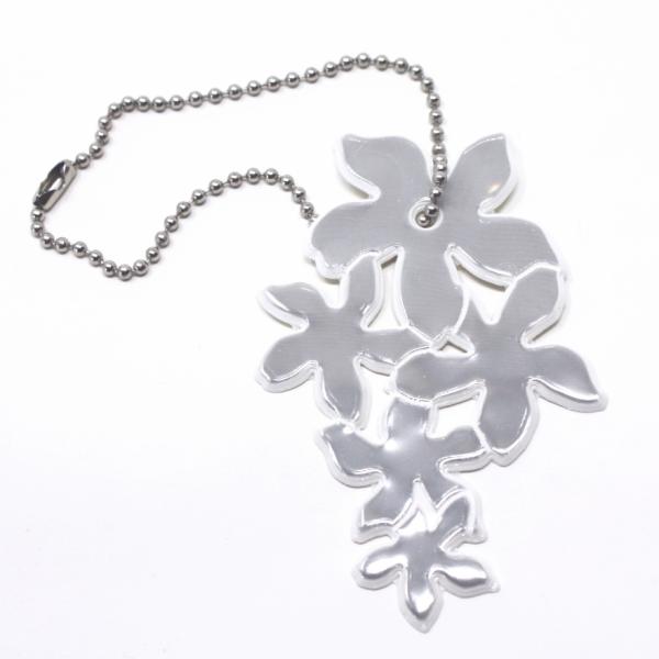 【５個セット】アクセフ　リフレクター　ホワイト　ネックレス icenter_gz-032