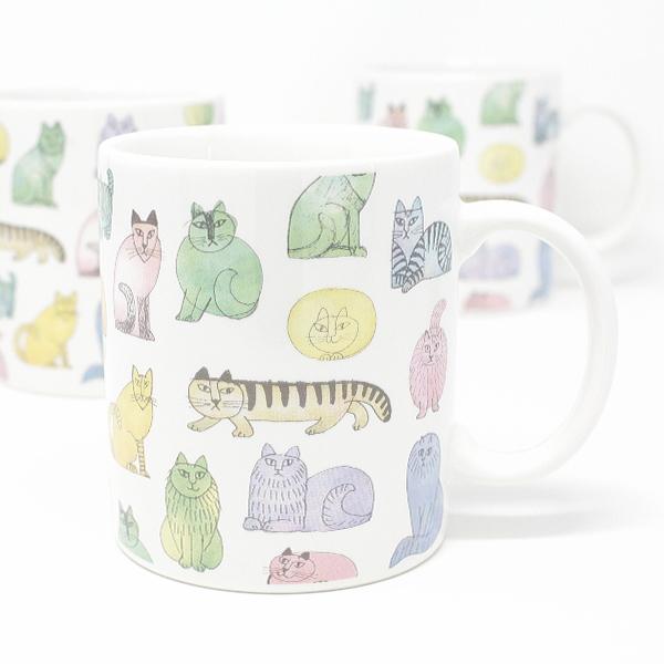 リサラーソン デザイン マグカップ マカロンのスケッチねこたち Ll 112 インテリアセンター山田 通販 Yahoo ショッピング