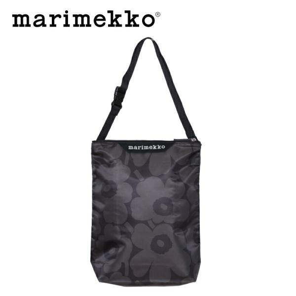 marimekko マリメッコ ショルダーバッグ ウニッコ Mサイズ 黒