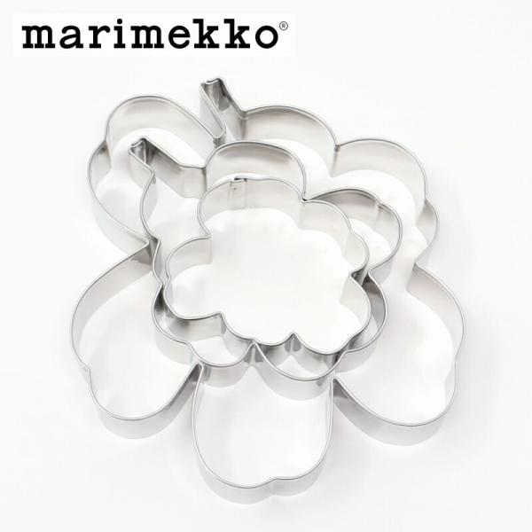 marimekko（マリメッコ） クッキーカッター 3点セット ウニッコ