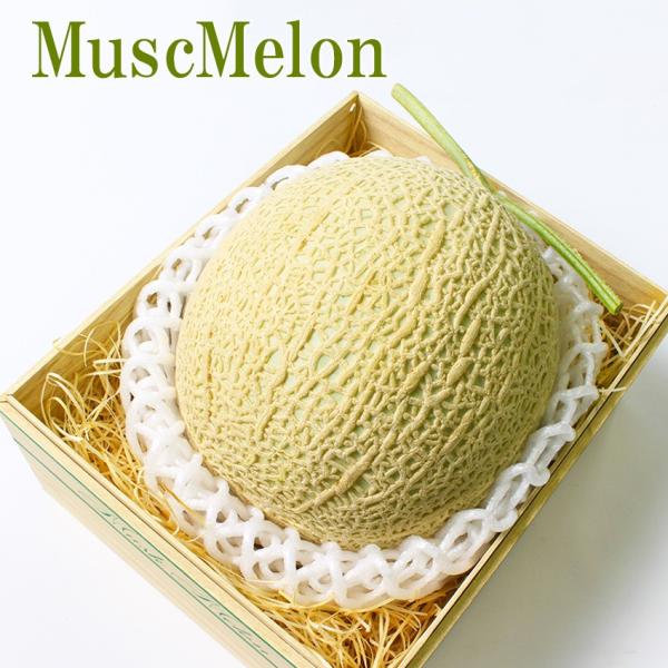 マスクメロン 大玉 １玉約1.2-1.5kg前後 純系アールスメロン 化粧箱入 母の日 父の日 御中元 敬老の日 お歳暮 ギフト 贈答 御礼 プレゼント