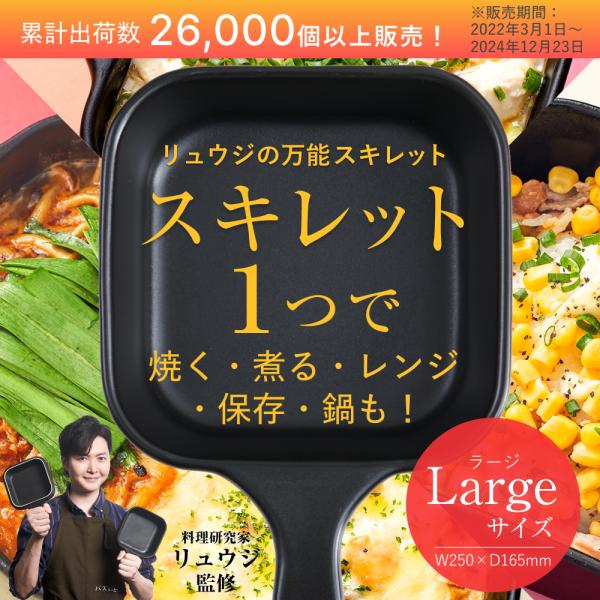 料理研究家 リュウジの万能スキレットLarge リュウジ スキレット 焼く