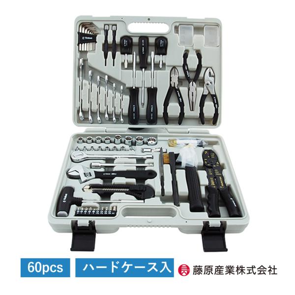 新品 【E-Value】ガレージツールセット　ＥＴＳ-６０Ｇ　[26987] ガレージツールセット E−Value バイク 自動車 メンテナンス ガレージ