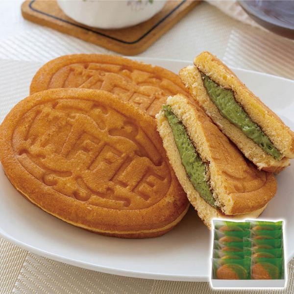 自慢のふわふわ生地で美味しい抹茶クリームを挟み込みました。ほろ苦い抹茶風味のワッフルです。内容量：ワッフル 抹茶×10製造生産地：岡山賞味期間：冷凍120日アレルゲン：小麦・卵・乳成分総重量：880g検索キーワード:抹茶ワッフル 抹茶スイー...