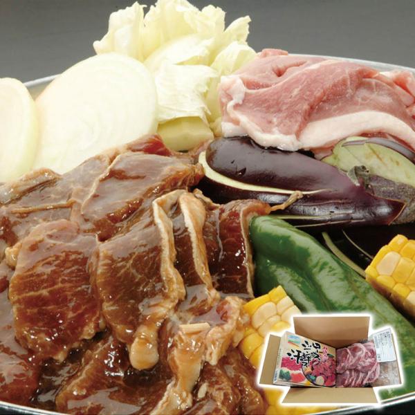 北海道のソウルフードともいえる、ジンギスカンを手軽に食べ比べできます。内容量：味付ロースジンギスカン（400g×2袋）・厚切りラムスライス（500g×1袋）製造生産地：北海道（加工地）賞味期間：冷凍365日アレルゲン：大豆・小麦・りんご・ご...