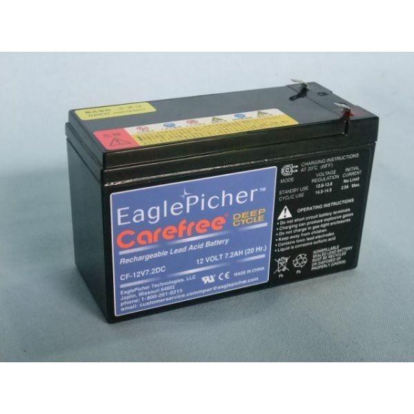 メンテナンスフリー 補水不要 イーグルピッチャー Eaglepicher ディープサイクルバッテリー Cf12v72dc 運搬車 床掃除機 高所作業車 代引不可 同梱不可 Cf12v72dc 壱番館shop 通販 Yahoo ショッピング