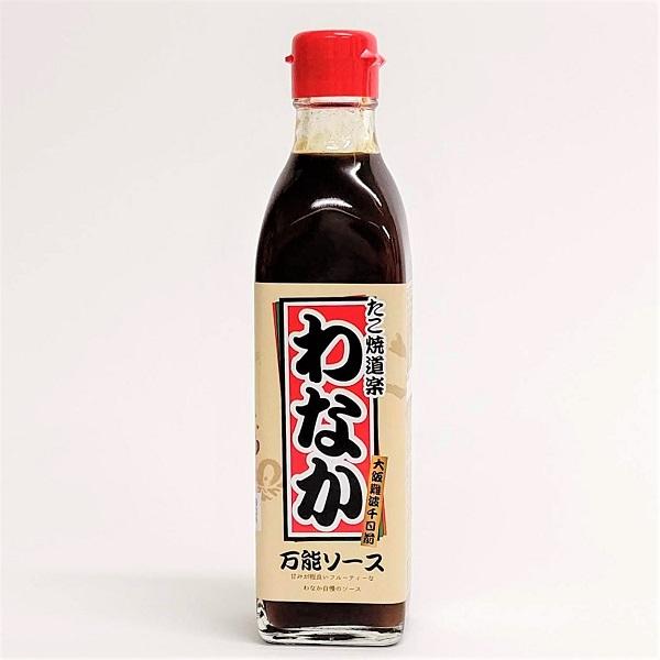 わなか ソース 300ｍｌ　　 大阪 お土産  万能ソース 難波 たこ焼き 調味料 地ソース 関西　たこやき　たこ焼きパーティ　たこパ　プレゼント　料理