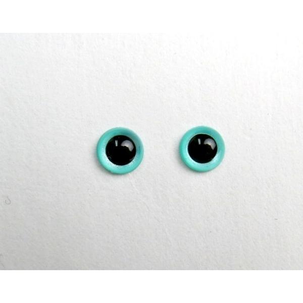 ぬいぐるみや人形用の目玉ボンドなどを利用して人形に刺します。■30個入り・サイズ：全長 約11mm 目玉直径 約6mm・挿入部サイズ：長さ約8mm  直径約2mm★メール便についてお客様の郵便ポストに投函するサービスです。商品の破損や紛失、...