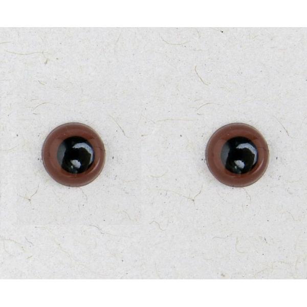 ぬいぐるみや人形用の目玉ボンドなどを利用して人形に刺します。■30個入り・サイズ：全長 約11mm 目玉直径 約6mm・挿入部サイズ：長さ約8mm  直径約2mm★メール便についてお客様の郵便ポストに投函するサービスです。商品の破損や紛失、...