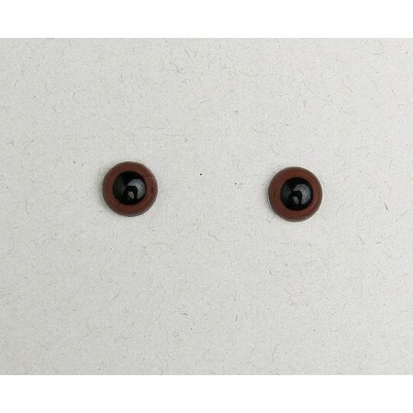 ぬいぐるみや人形用の目玉ボンドなどを利用して人形に刺します。■30個入り・サイズ：全長 約15mm 目玉直径 約9mm・挿入部サイズ：長さ約11mm〜12mm  直径約3mm★メール便についてお客様の郵便ポストに投函するサービスです。商品の...