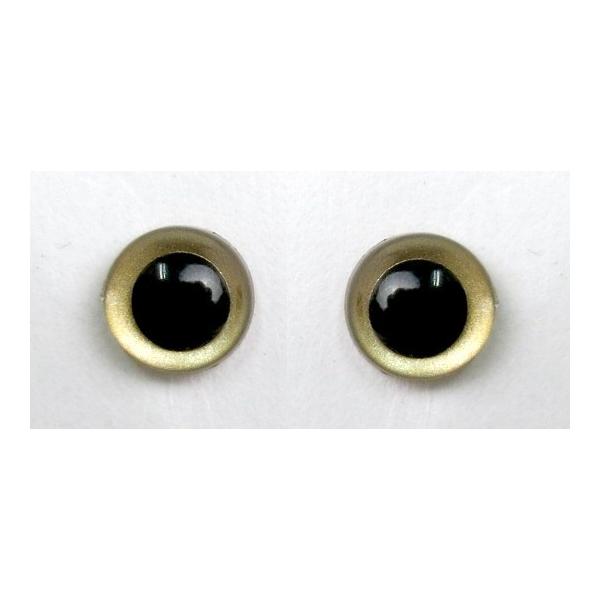 ぬいぐるみや人形用の目玉ボンドなどを利用して人形に刺します。■30個入り・サイズ：全長 約15mm 目玉直径 約9mm・挿入部サイズ：長さ約11mm〜12mm  直径約3mm★メール便についてお客様の郵便ポストに投函するサービスです。商品の...