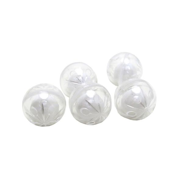 〜ペットや赤ちゃんのおもちゃに〜優しい感じの音色が響くプラスチック鈴ぬいぐるみの中に入れたりおもちゃの中に入れて使用します※プラスチック製なので破損しない様に使用して下さい。※小傷や擦れなどある場合がございます。※過度の力を加えると破損する...