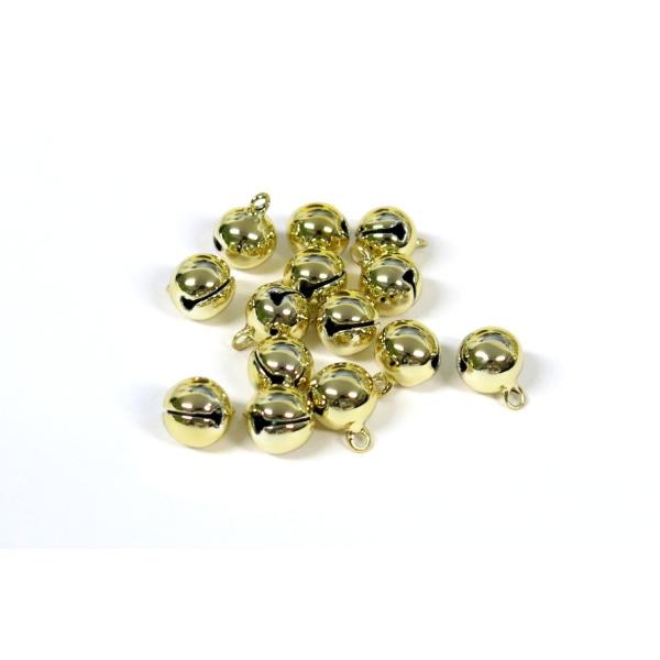 極上 宝来鈴 3分 金  （50個入り） 10mm  色が変わりにくい ゴールド ベル
