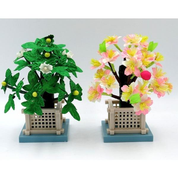 雛人形 】豆桜橘 2号（高さ約10cm） 単品販売 ひな人形 初節句 雪洞