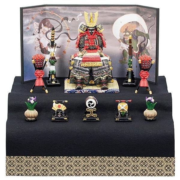 新品未使用 鎧大赤 新二段飾り (丹青堂製) 端午の節句五月人形現行品 ichifuji-store_5260