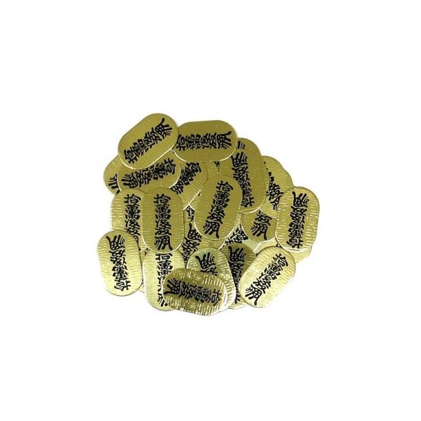 ☆★☆紙小判☆★☆熊手、リース、しめ縄、羽子板などの和飾りを豪華に演出する小判です。サイズ：（約）幅2.3cm×高さ3.7cm入り数：30枚※画像と若干違う場合がありますのでご了承下さい。※PCによって画像の明るさなどが違う為、実際のお色が...