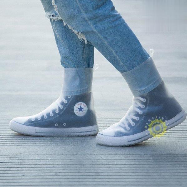 シューズカバー レインシューズ メンズ レディース レインシューズカバー 靴カバー 防水 雨の日対策 梅雨対策色 ハイカット茶色 ハイカット白 ハイカットピンク ハイカットブルー ローカット茶色 ローカット白 ローカットピンク ローカットブ...