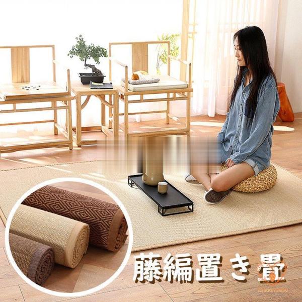 い草 置き畳 長方形 マット 簡単 ジョイントマット プレイマット 軽量 防音 傷防止 子供部屋 キッズ  畳 ユニット畳 水拭きできる 滑り止め 和モダン 3色【素材】：草【カラー】：3色【サイズ】：厚み1.5cm/2.5cm50*100...