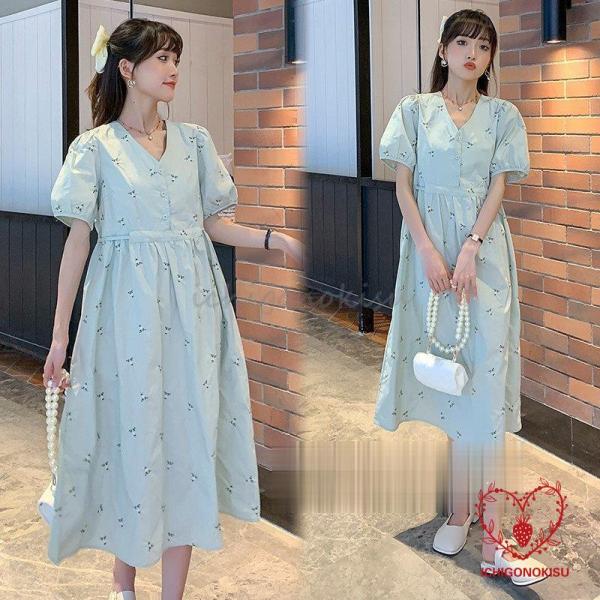 マタニティ ワンピース レディース ロング丈 マタニティウェア 女性着 おしゃれ ゆったり 楽ちん マタニティワンピ 上品  通勤 オフィス 妊婦服 大きいサイズ 着痩せ リゾート  新作 夏服春服 韓国ファッションマタニティファッション ...
