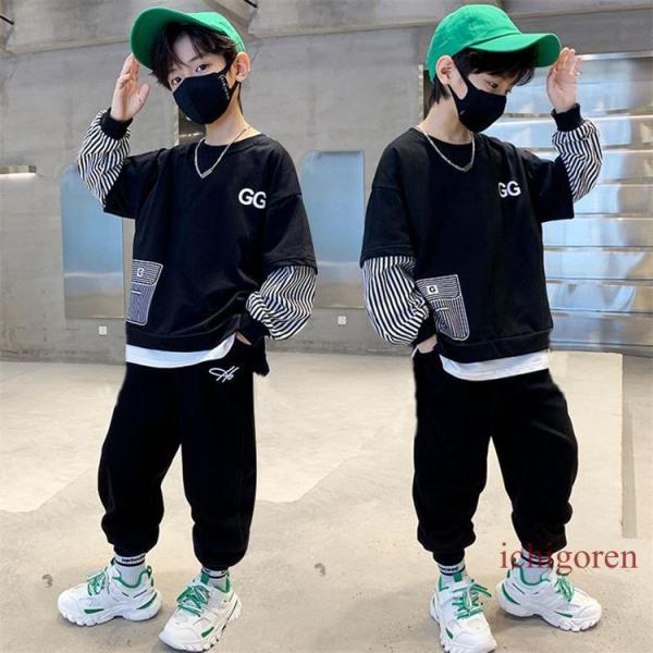 子供ジャージ  上下セット 男の子スウェットセットアップ パーカー トレーニングウェア スポーツウェア キッズ  ジュニア 子供服 春秋商品詳細■素材：綿/ポリエステル■カラー：グレー/ブラック■サイズ：cm110：着丈43 バスト78  ...