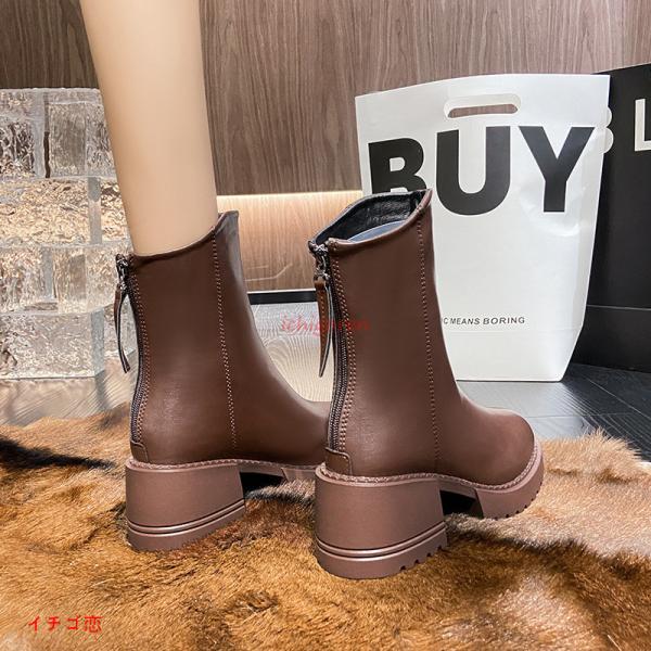 売れ筋アイテム 毎日使える便利品 ランキング常連 軽量仕様 在庫わずか 防水ショートブーツ黒秋冬用 ブーツサイドジッパー本革ローヒールレディース軽量厚底ブーツレースアップブーツワークブーツエンジニアブーツ お買い得プライス ichigoren_icr230209-asur157
