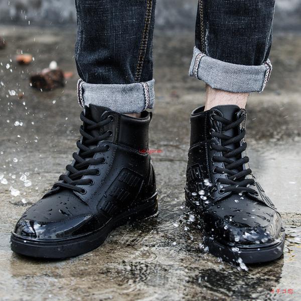 レインシューズ メンズ おしゃれ ガーデニングブーツ ガーデニング 男 靴 防水 レインブーツ ショート ショートブーツ ショート丈 短い 履きやすい 男性 アウトドア 雨靴 軽量 ラバー ゴム シューズ 歩きやすい ichigoren_icr230213-kmrb22