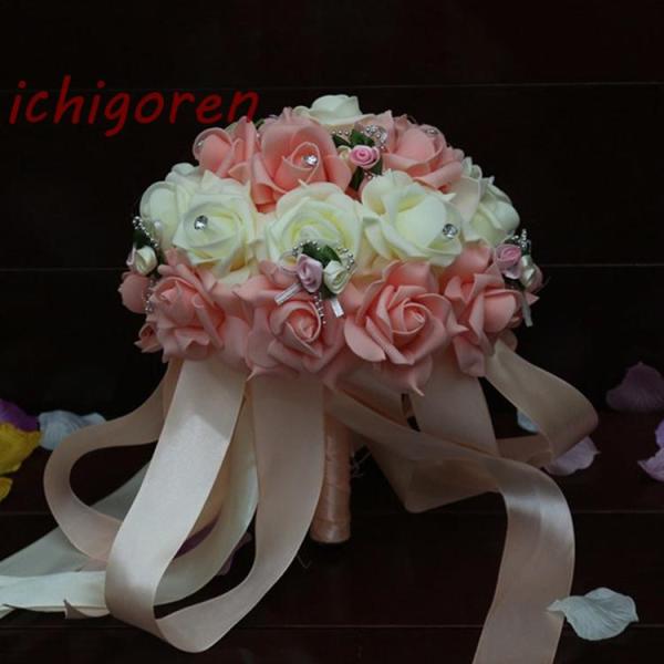 ■ 品名:ブーケ（造花）      ■ 素材:PE■ カラー：全4色■ サイズ：幅25cmaozorashoten0330の人気検索ワード： ウエディングブーケ 安い 結婚式 花嫁 ブーケ ローズ 造花 花束 ブライダルブーケ ウェディング...