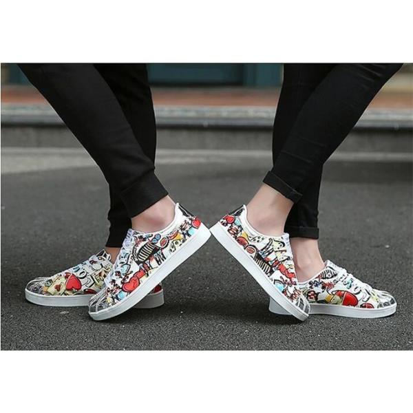 スニーカー カップル ペアシューズ ペア お揃い 花柄shoes ランニングシューズ メンズ レディース ファッション 男女兼用 韓国風 オシャレ Buyee Buyee 日本の通販商品 オークションの入札サポート 購入サポートサービス