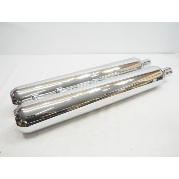 ハーレー.純正マフラー.サイレンサー.FLHRS1450.2本貫通穴.キャタ入り