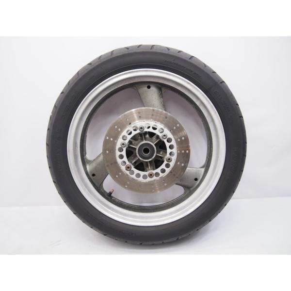 SRX400純正リアホイール4.00×17Jディスク.スプロケ付き3VN振れなし