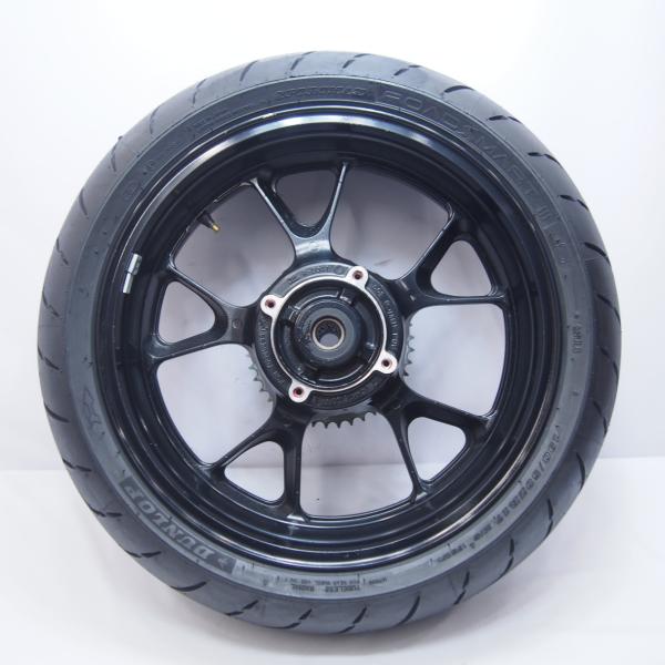 ZZR1400純正リアホイール6.00×17J振れなしZXT40Cタイヤ溝ありZX ZZR1400純正リアホイール6.00×17J振れなしZXT40Cタイヤ溝ありZX