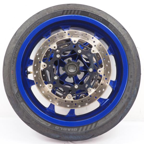 YZF-R1(2CR)15-19 ヤマハ純正マグネシウムホイール(リア) YZF-R1 2CR純正フロントホイール 前ホイール17x3.50 マグネシウムMg