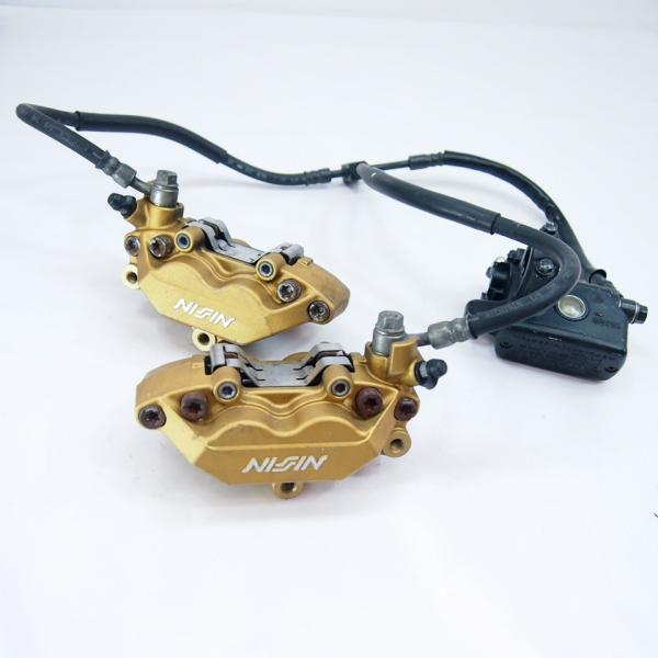 CB400SF CB400SB NC42純正フロントブレーキキャリパー左右ニッシン62mm
