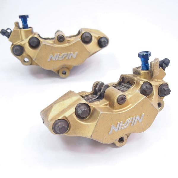 ストリートツイン　T100　ホンダ純正ニッシン4PODキャリパー ニッシン4podフロントブレーキキャリパー左右62mm VTR1000F SC36