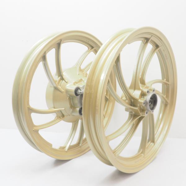 塗装後未装着 RZ250 純正 ホイール 前後set 4L3 4L0 4U0 ゴールド系