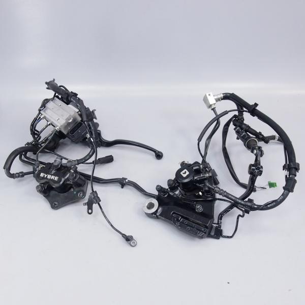 ジクサーSF250 ED22B純正フロントブレーキキャリパーBYBRE前60mm後リア