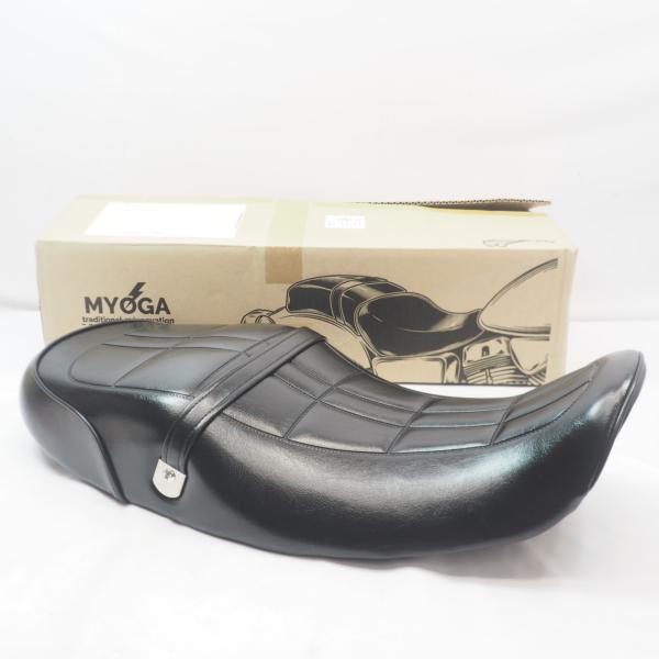 z900rs MYOGA シート　タックロール ほぼ未使用 Z900RS ミョウガシート Z2パターン 艶ありブラック タック